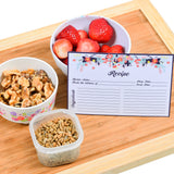 Recipe Box  Gift Set - Maplewood