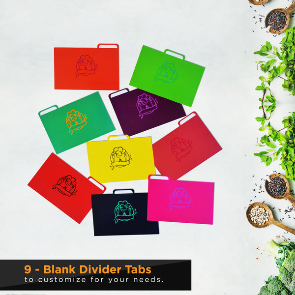 Buy AKSHAYA Recipe Card Dividers Set - 25 Recipe Card dividers 4x6