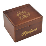 Recipe Box Gift Set - Vintage Gold