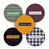 Thank you stickers - Assorted colors
