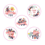 Thank you sticker roll - Floral